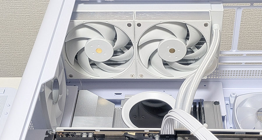 簡易水冷CPUクーラー ファン